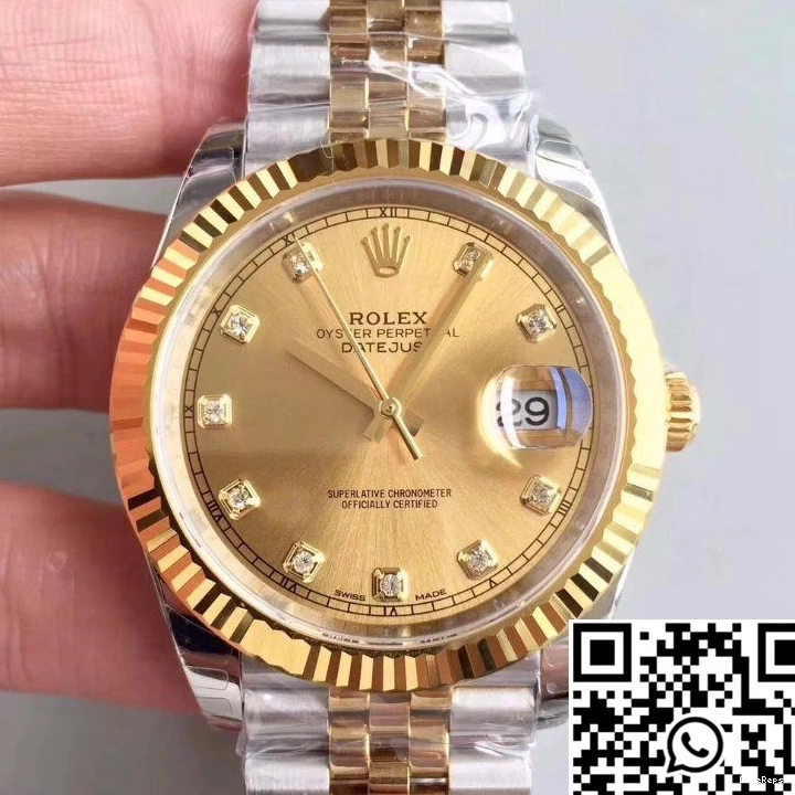 Datejust Rolex 41MM Factory EW Champagne M126333-0012 II Dial 0214